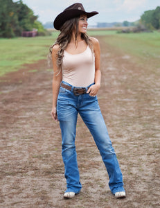 COWGIRL TUFF Shattered Blue Jeans