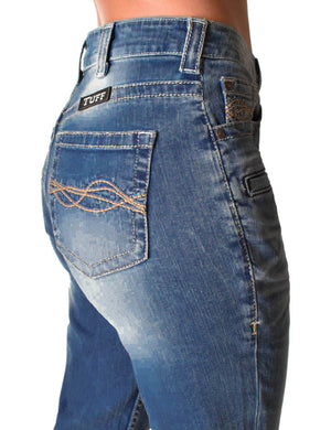 COWGIRL TUFF Shattered Blue Jeans
