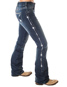 COWGIRL TUFF Women's Silver Arrows Jean