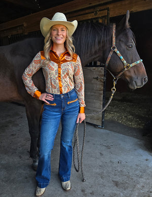 COWGIRL TUFF Western Bootsitch Jean
