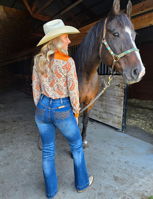 COWGIRL TUFF Western Bootsitch Jean
