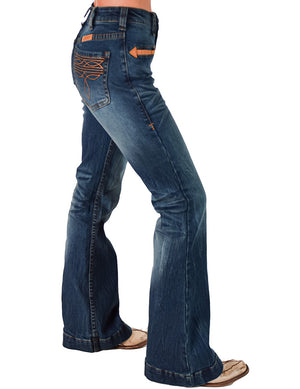 COWGIRL TUFF Western Bootsitch Jean