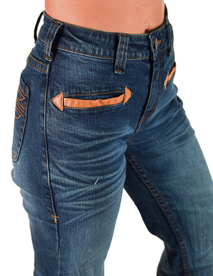 COWGIRL TUFF Western Bootsitch Jean