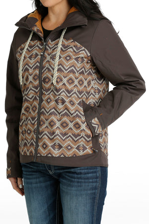 CINCH Women's Southwest Print Ski Coat - Grey