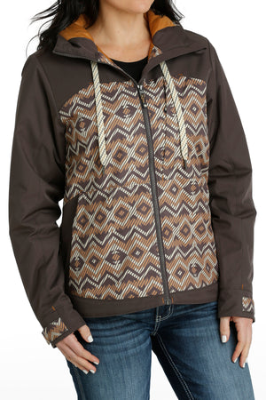 CINCH Women's Southwest Print Ski Coat - Grey