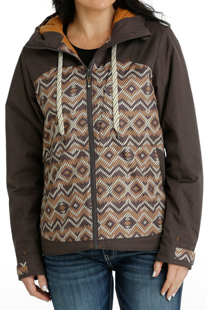 CINCH Women's Southwest Print Ski Coat - Grey