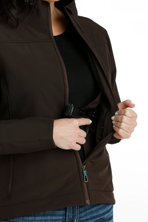 CINCH Women's Concealed Carry Bonded Brown Jacket