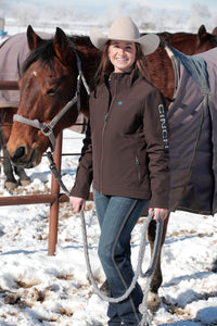 CINCH Women's Concealed Carry Bonded Brown Jacket