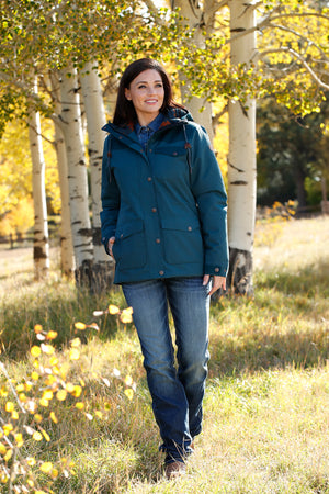 CINCH Women's Teal Barn Coat