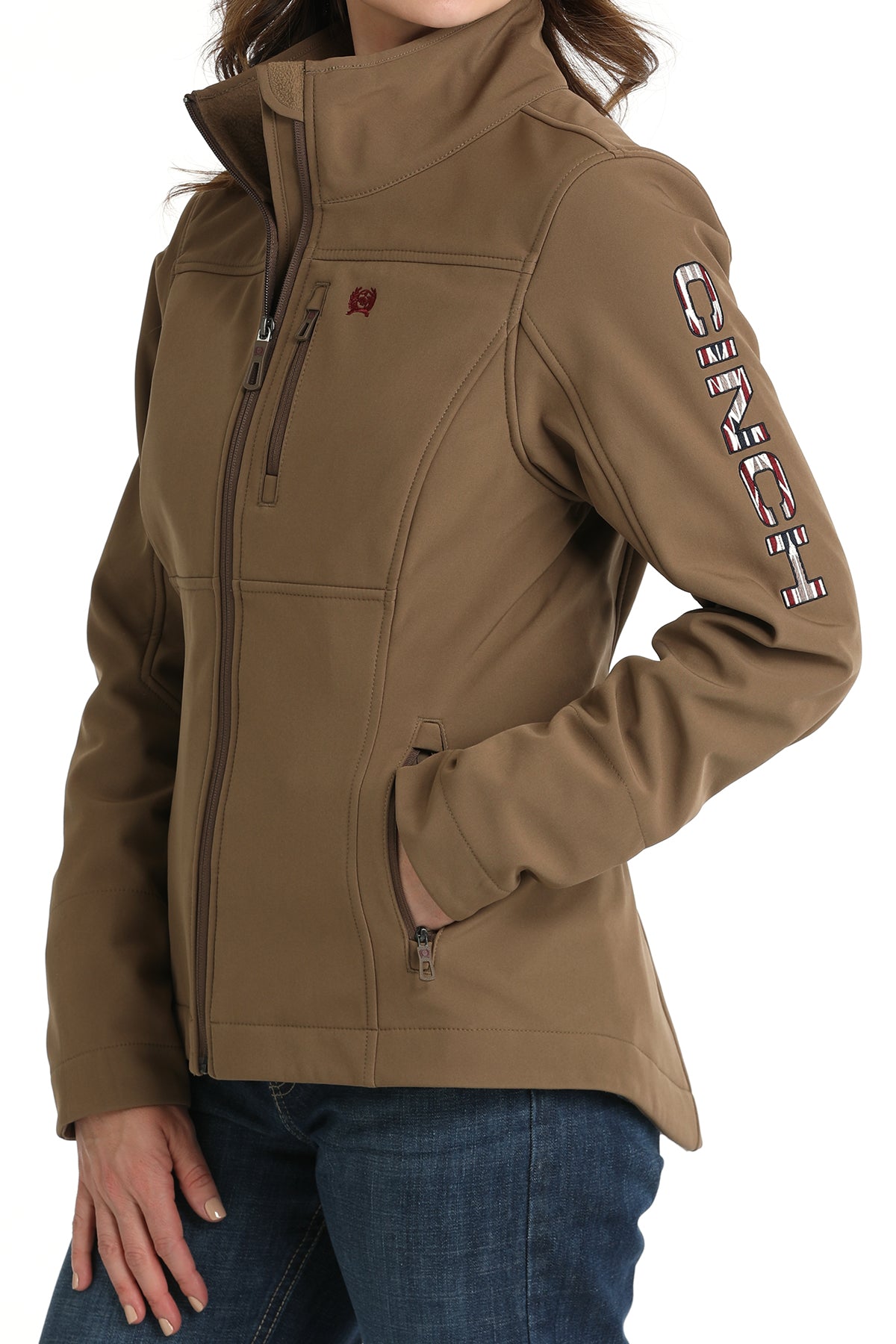 CINCH Women's Brown Concealed Carry Bonded Jacket