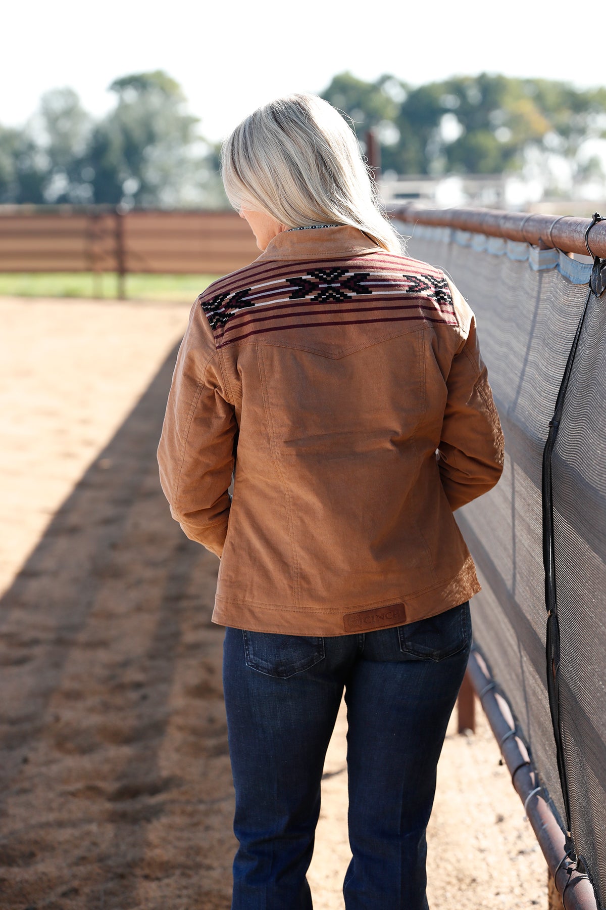 CINCH Women's Corduroy Trucker Jacket