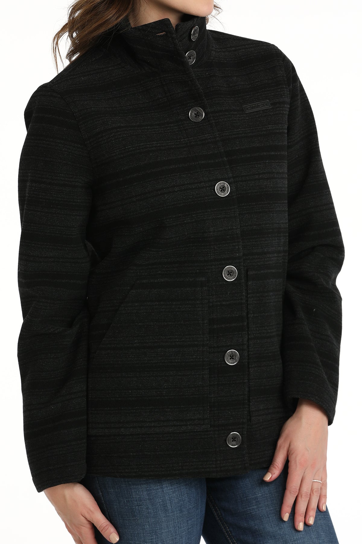 CINCH Women's Black Wooly Jacket