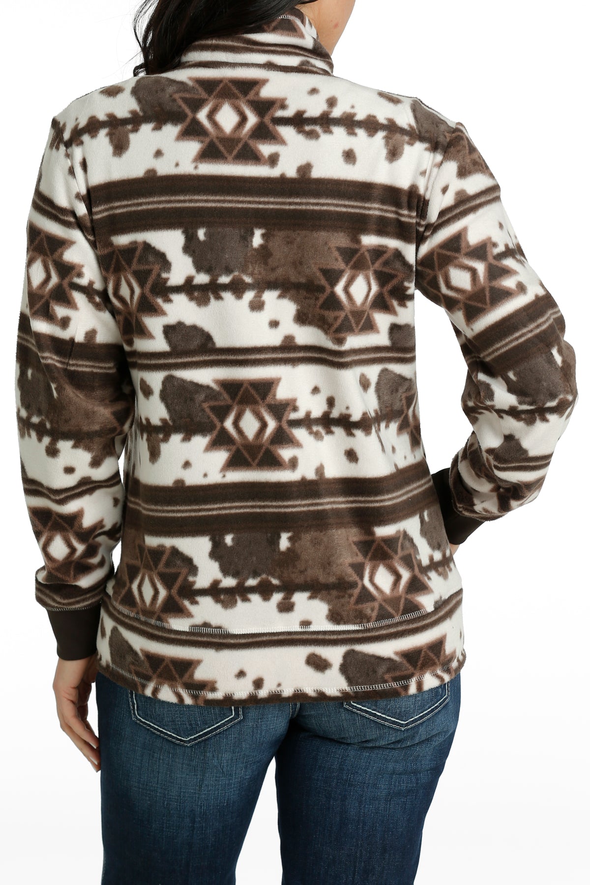 CINCH Women's Cream Fleece Zip Jacket