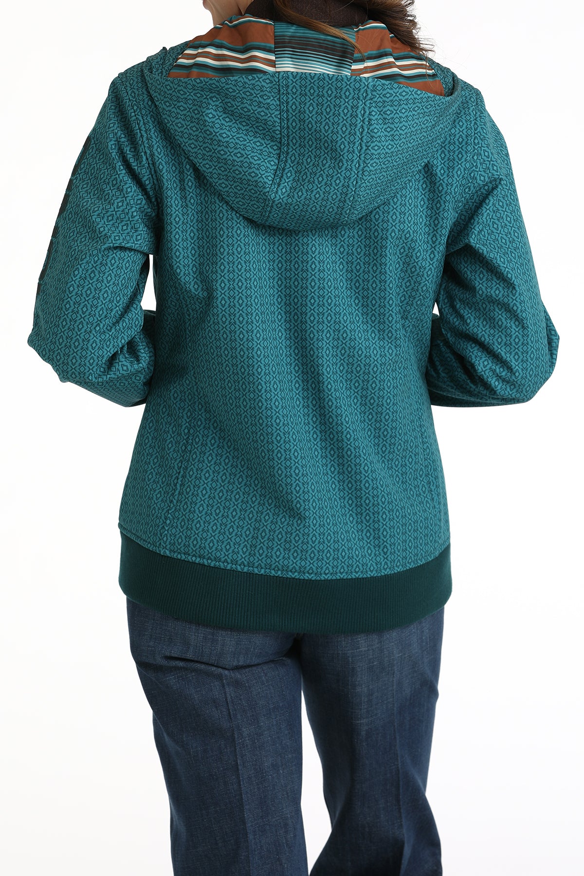 CINCH Women's Teal Bonded Hoodie Jacket