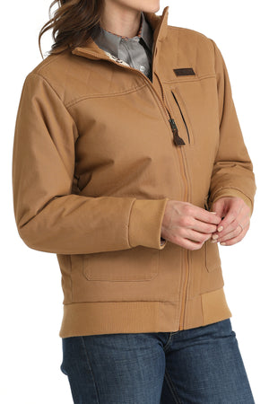 CINCH Women's Brown Bomber Jacket