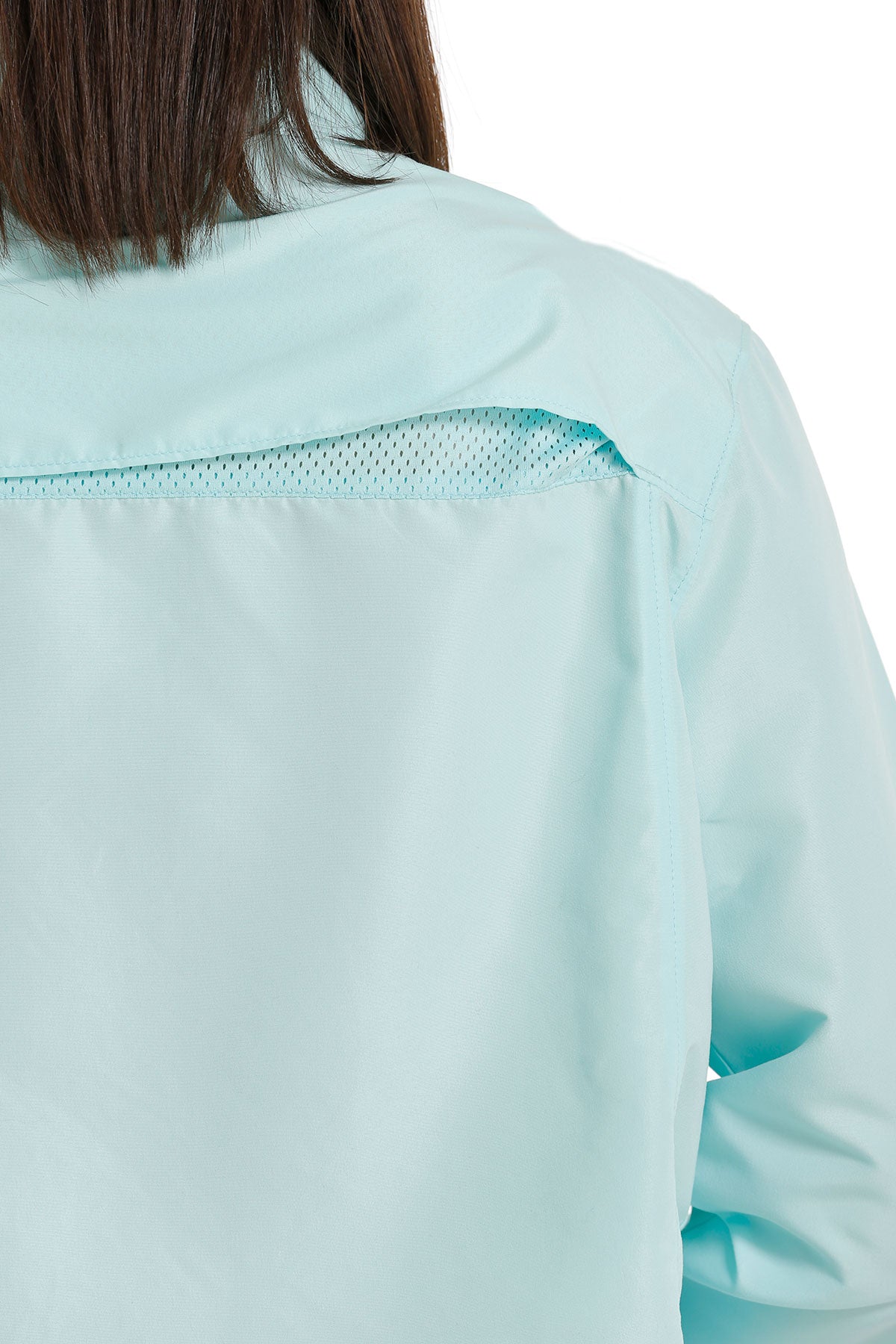 CINCH Women's Light Blue Half Zip Pullover