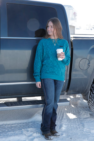 CINCH Women's Teal Pullover