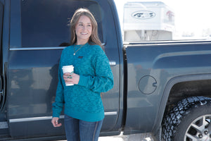 CINCH Women's Teal Pullover