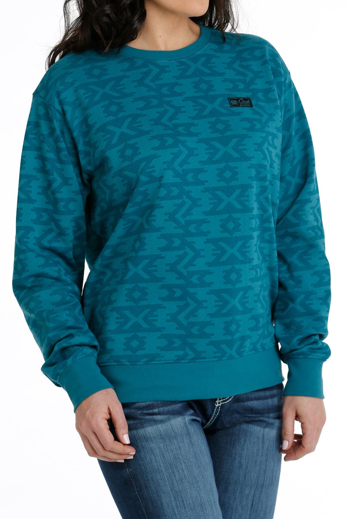 CINCH Women's Teal Pullover