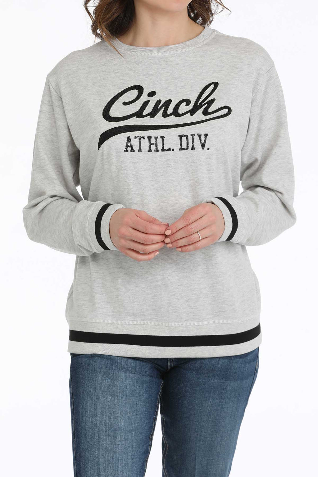 CINCH Women's Athletic Division Sweatshirt - Gray