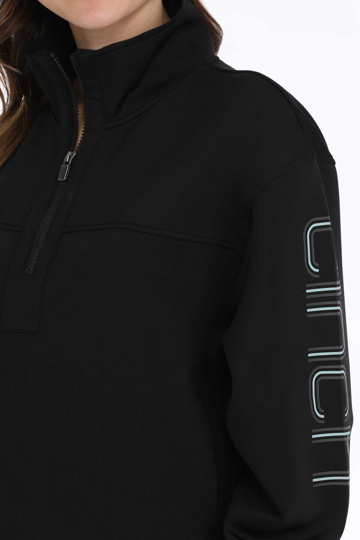 CINCH Women's Black Quarter Zip