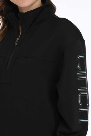 CINCH Women's Black Quarter Zip