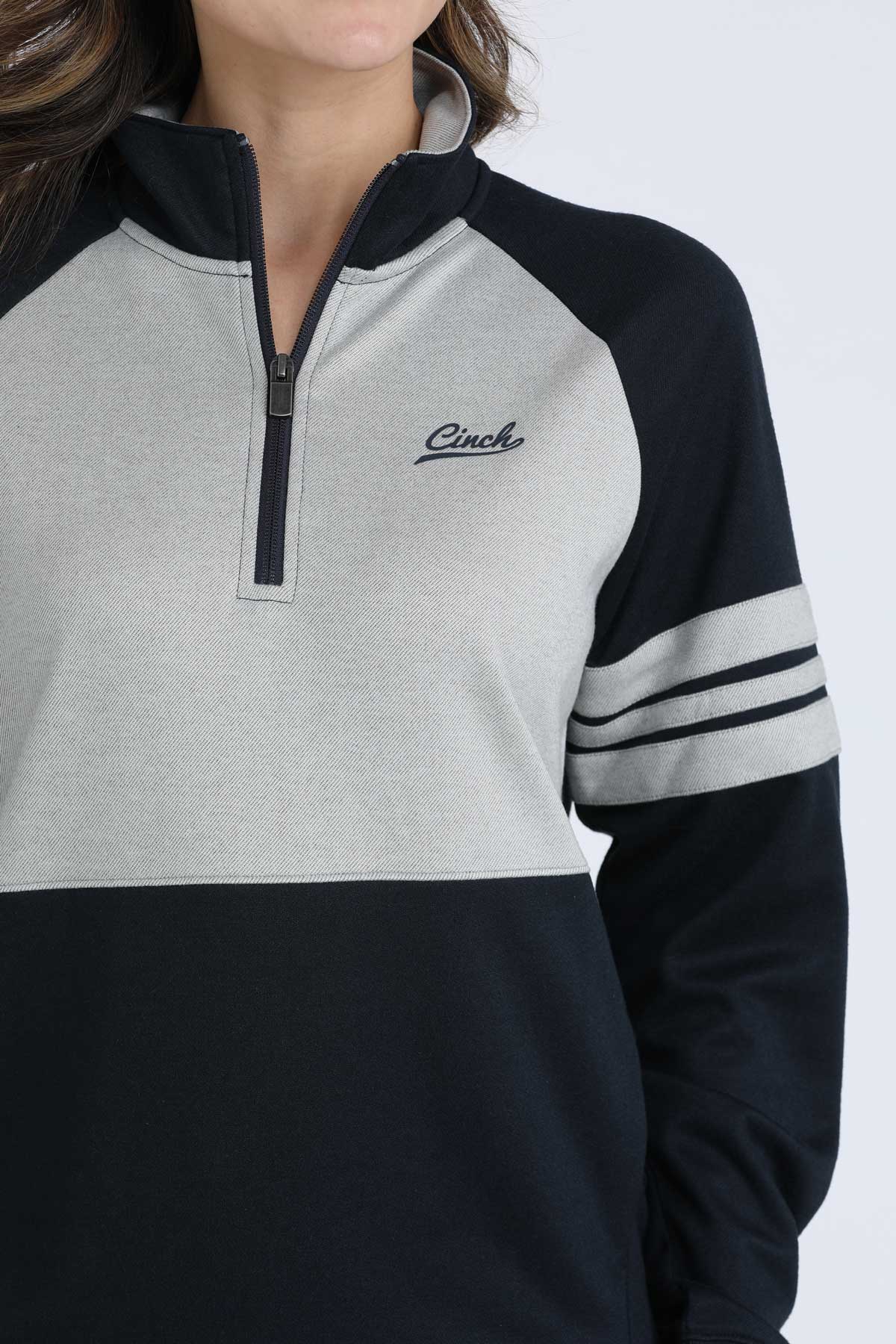 CINCH Women's Navy Quarter Zip