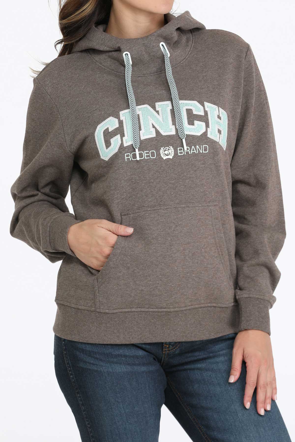 CINCH Women's Brown Hoodie