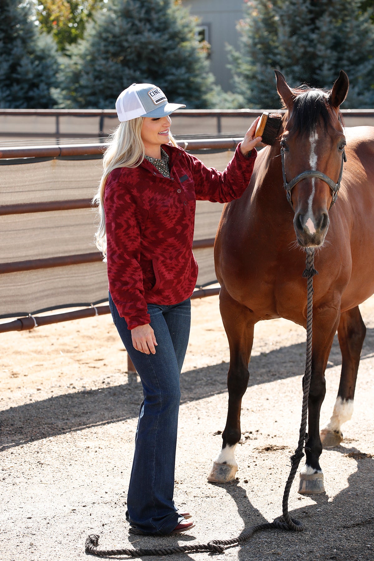 CINCH Women's Red Fleece