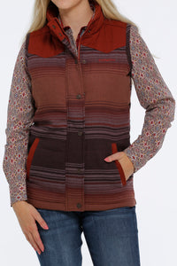 CINCH Women's Twill Quilted Vest