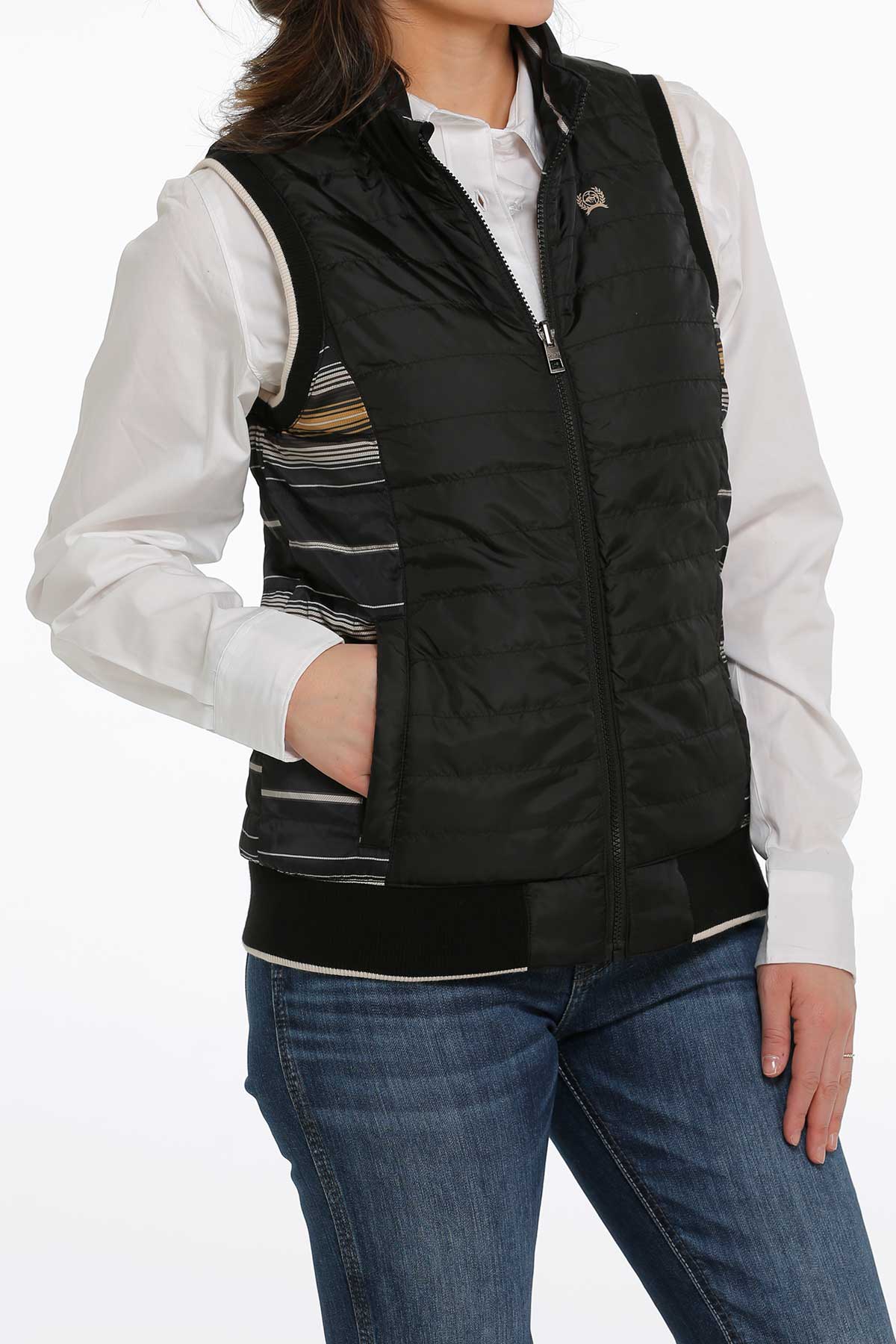 CINCH Women's Quilted Reversible Vest