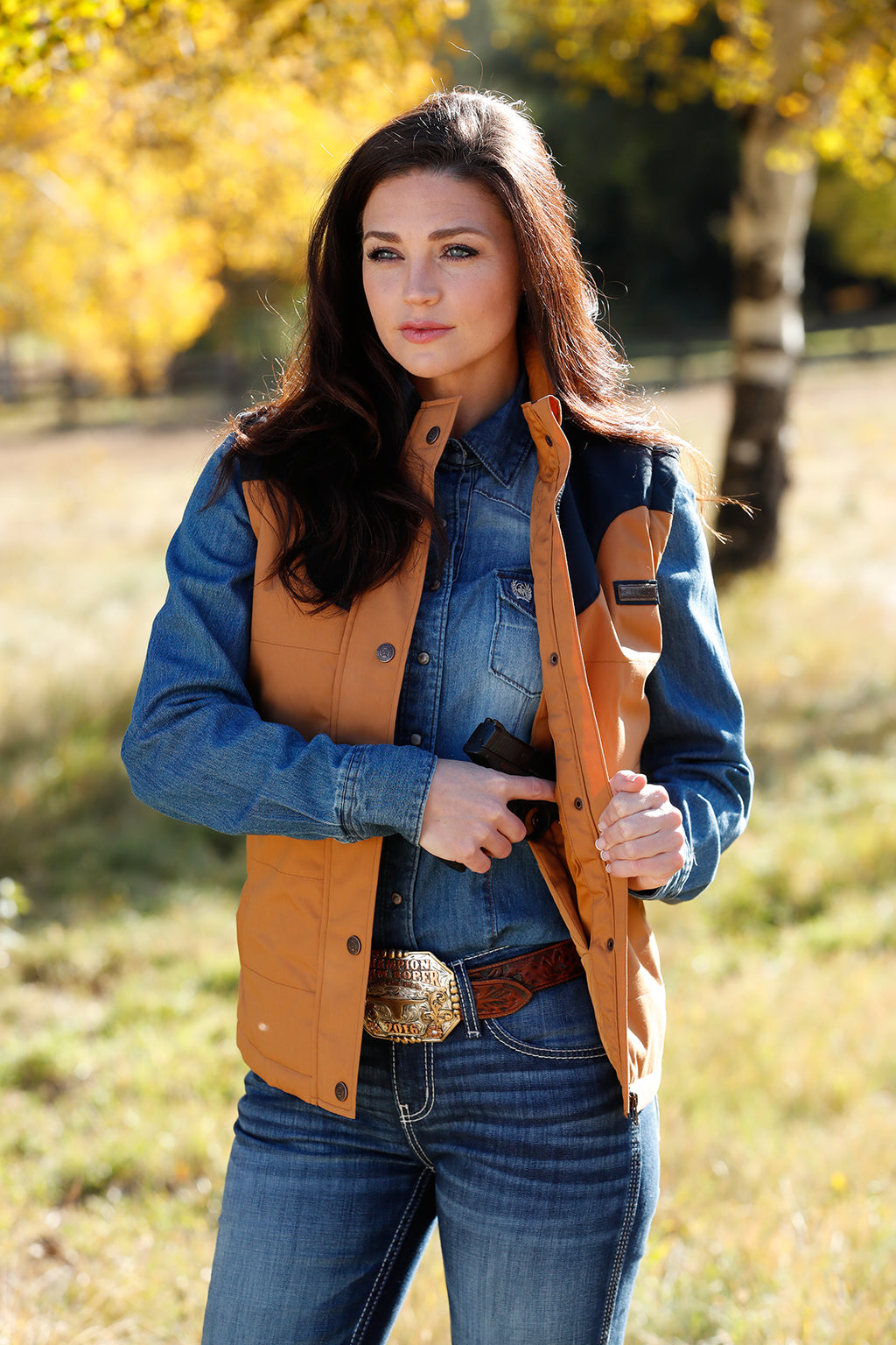 CINCH Women's Concealed Carry Canvas Vest