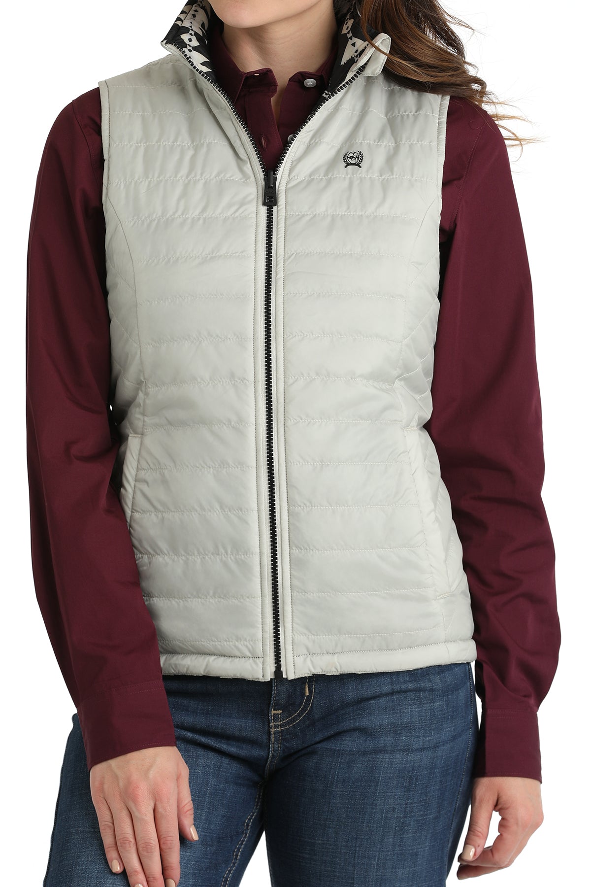 CINCH Women's Quilted Reversible Vest