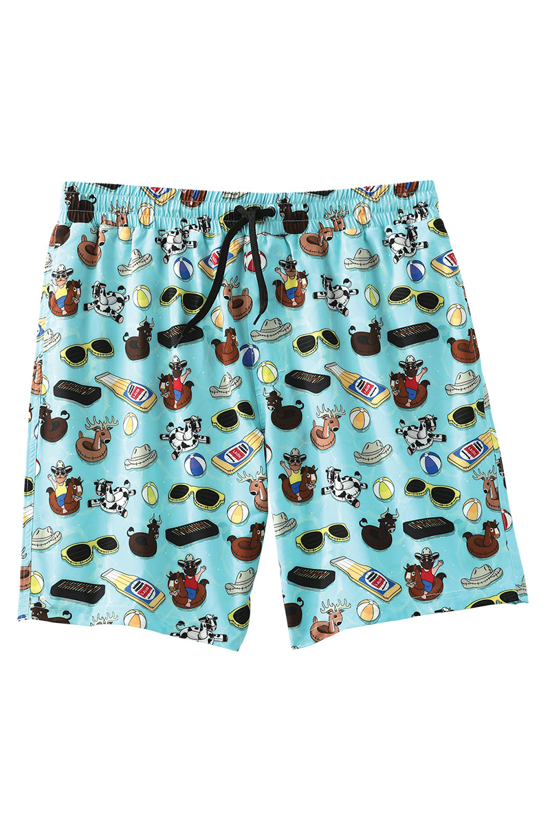 CINCH Men's Swim Trunk- Blue