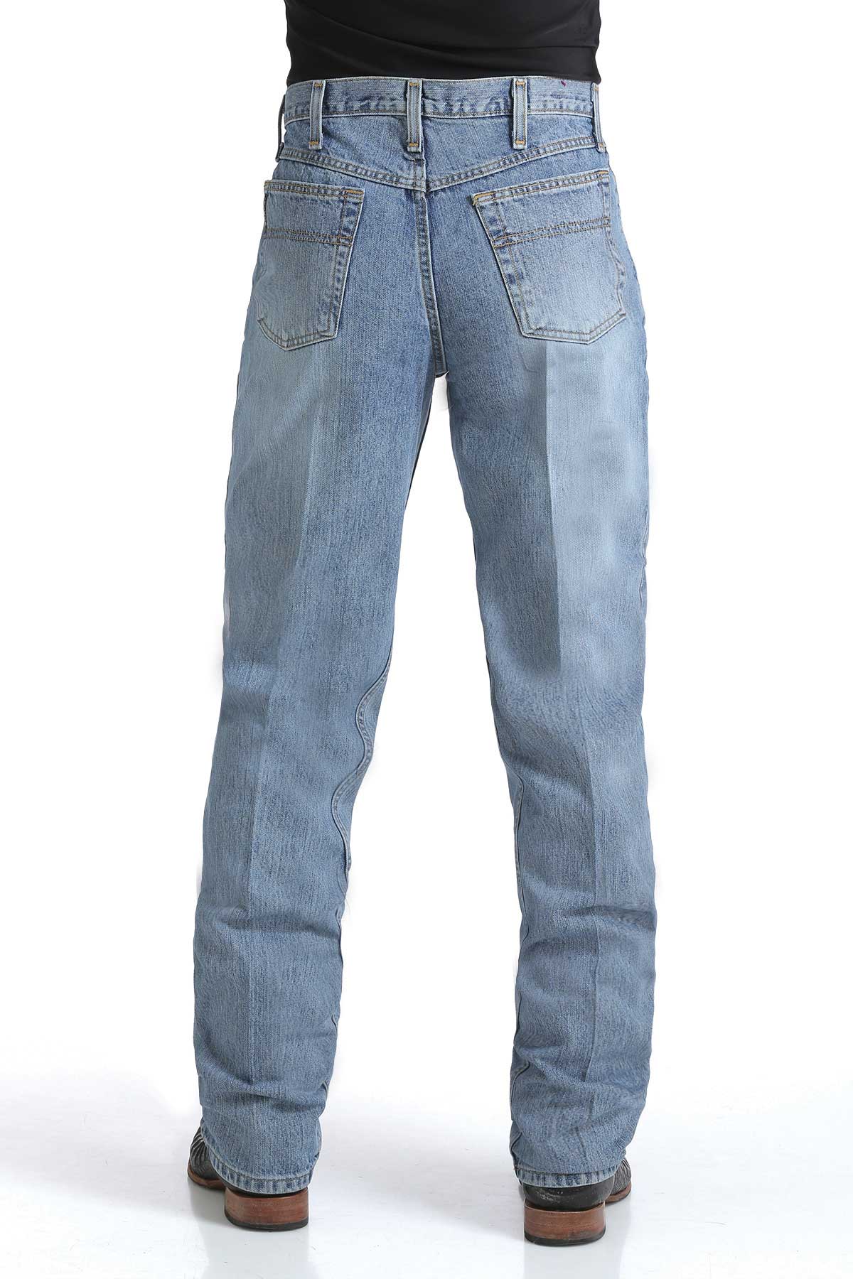 CINCH Men's Loose Fit Black Label Jean - Medium Stonewash