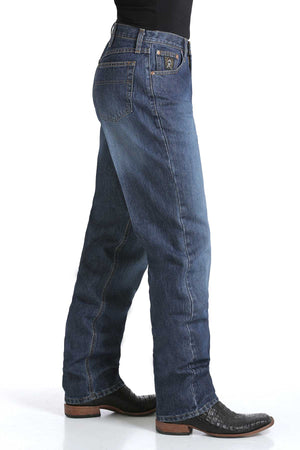 CINCH Men's Loose Fit Black Label Jean - Dark Stonewash