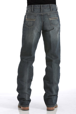 CINCH Men's Relaxed Fit White Labeled Jeans - Dark Stonewash