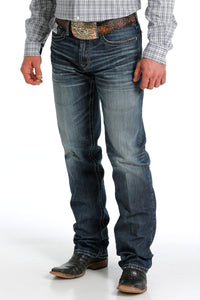 CINCH Men's Relaxed Fit White Labeled Jeans - Dark Stonewash