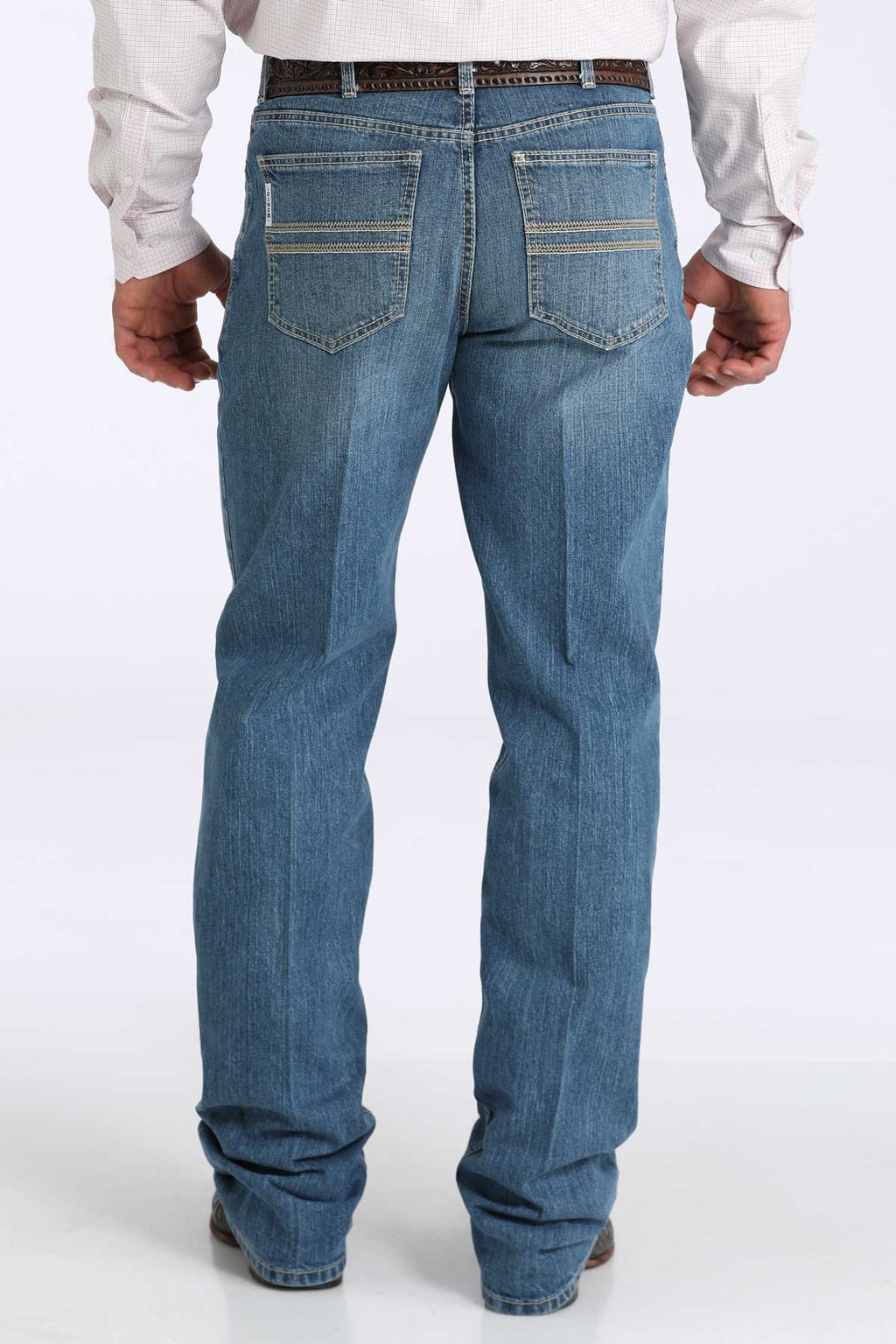 CINCH Men's Relaxed Fit White Label Jeans - Medium Stonewash