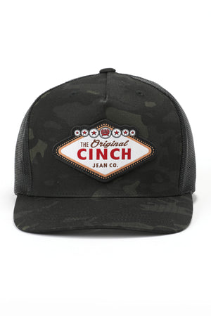 CINCH Men's Black Trucker Cap