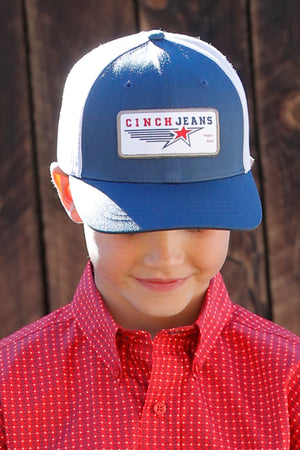 CINCH Boy's NavyTrucker Cap