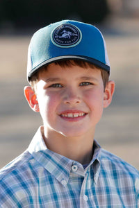 CINCH Boy's Teal Trucker Cap