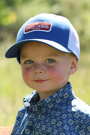CINCH Boy's Royal Blue Trucker Cap