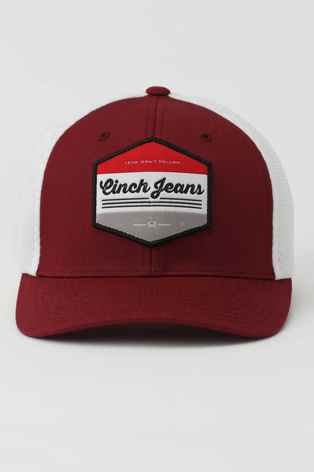 CINCH Men's Flexfit Burgundy Cap