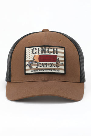 CINCH Men's Brown Trucker Cap