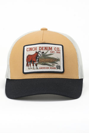 CINCH Men's Gold Trucker Cap