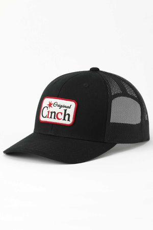 CINCH Men's Black Trucker Cap
