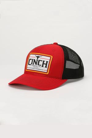 CINCH Men's Red Trucker Cap