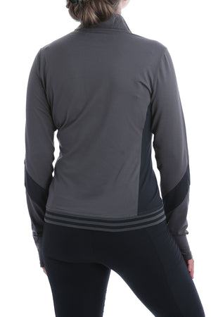 CINCH Women's Grey Athletic Quarter Zip