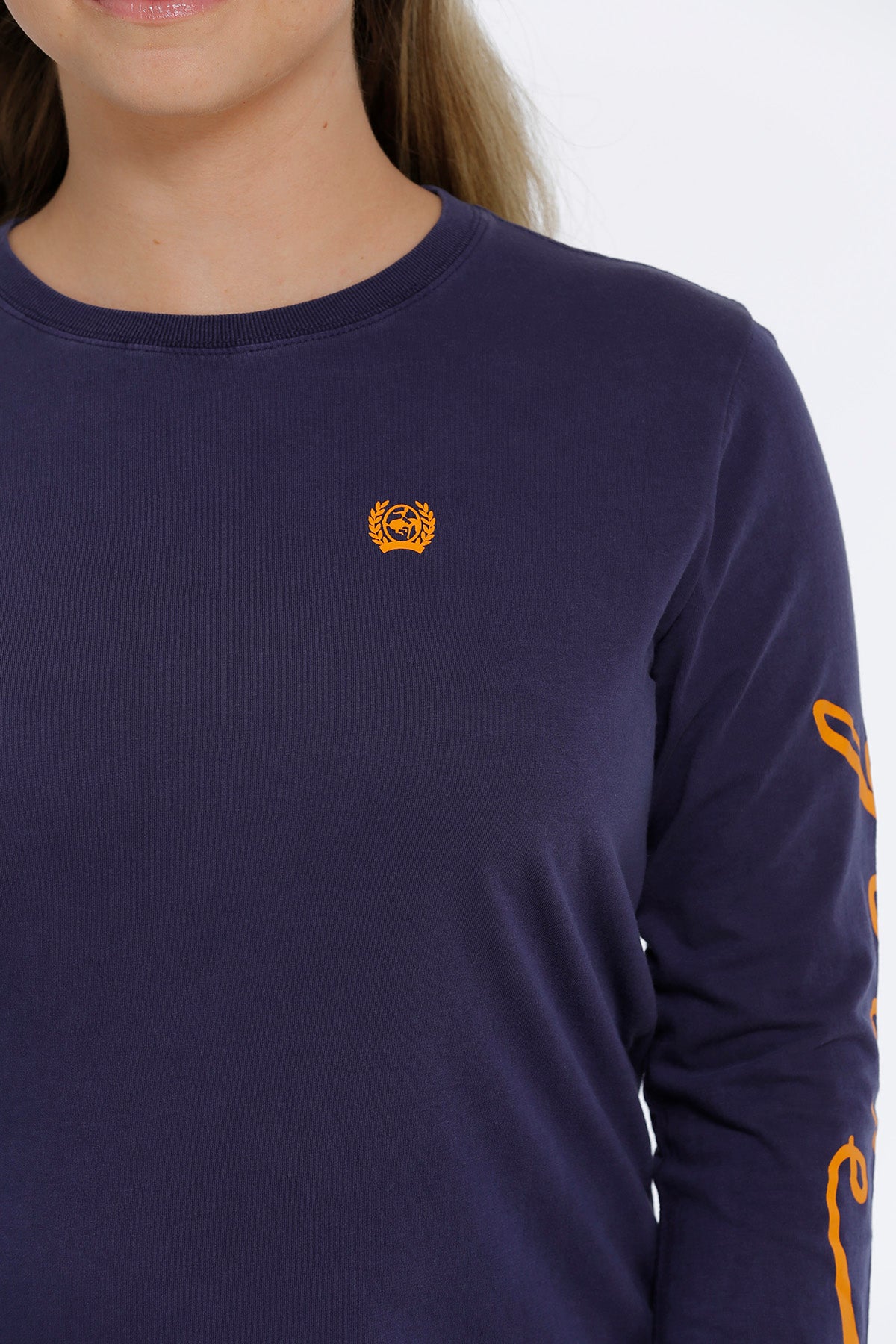CINCH Women's Purple Long Sleeve Tee